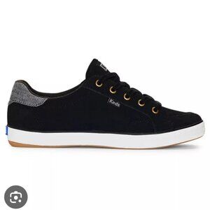 Black suede Keds sneakers #sneakers #suede #blacksuede